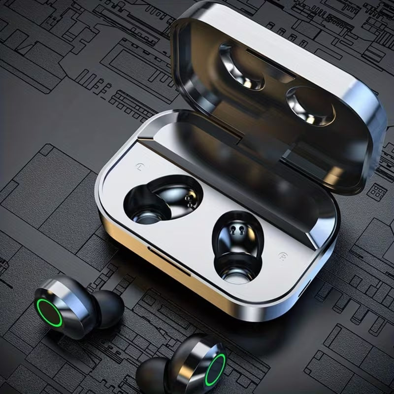 TWS True Wireless Earbuds Bluetooth In-Ear Headphones Waterproof Blue Tooth Ear Buds Wireless Earphones for iPhone Android Phones Invisible Mini Small Earbuds Wireless Bluetooth for Small Ear Canal