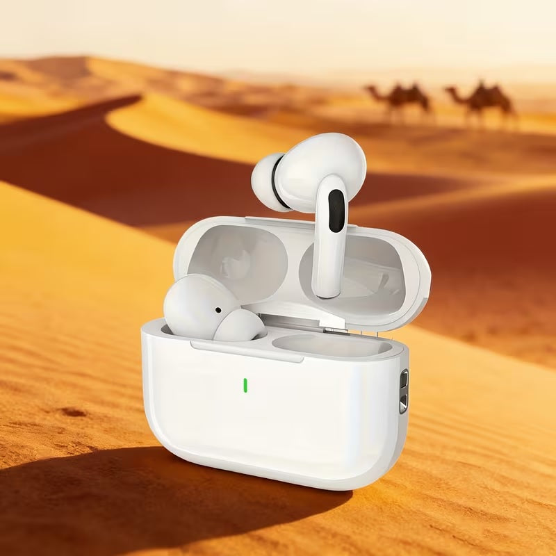 Wireless Earbuds Bluetooth 5.3 Half in-Ear Lightweight Headsets with Digital Call Noise Reduction, Reset Button Hall Detection,Premium Sound with Long Endurance