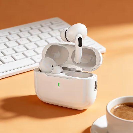 Wireless Earbuds Bluetooth 5.3 Half in-Ear Lightweight Headsets with Digital Call Noise Reduction, Reset Button Hall Detection,Premium Sound with Long Endurance