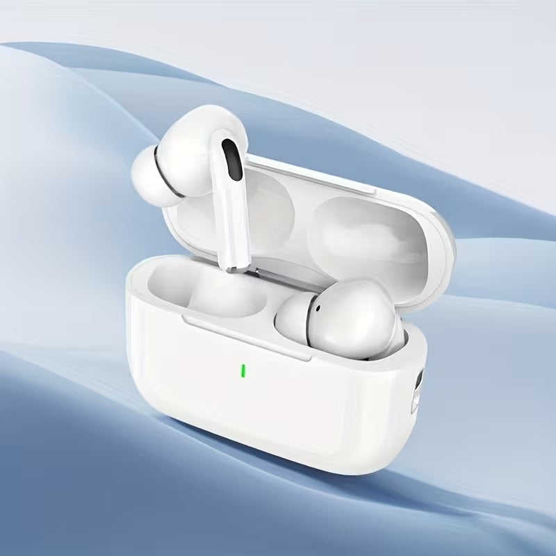Wireless Earbuds Bluetooth 5.3 Half in-Ear Lightweight Headsets with Digital Call Noise Reduction, Reset Button Hall Detection,Premium Sound with Long Endurance