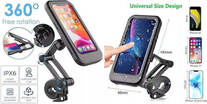 M3 Rider Waterproof Bicycle/Motorcycle Holder PACK OF 1