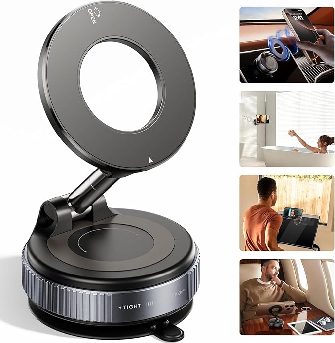 360 Phone Holder Rotation Suction Car Mount Stand