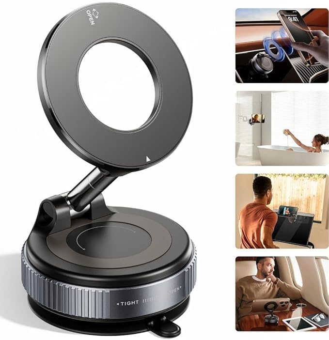 360 Phone Holder Rotation Suction Car Mount Stand