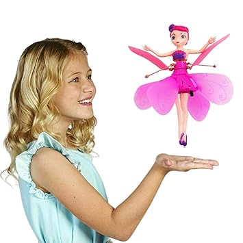 Rechargeable Magic Flying Fairy Princess Doll in assorted colors