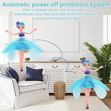 Rechargeable Magic Flying Fairy Princess Doll in assorted colors