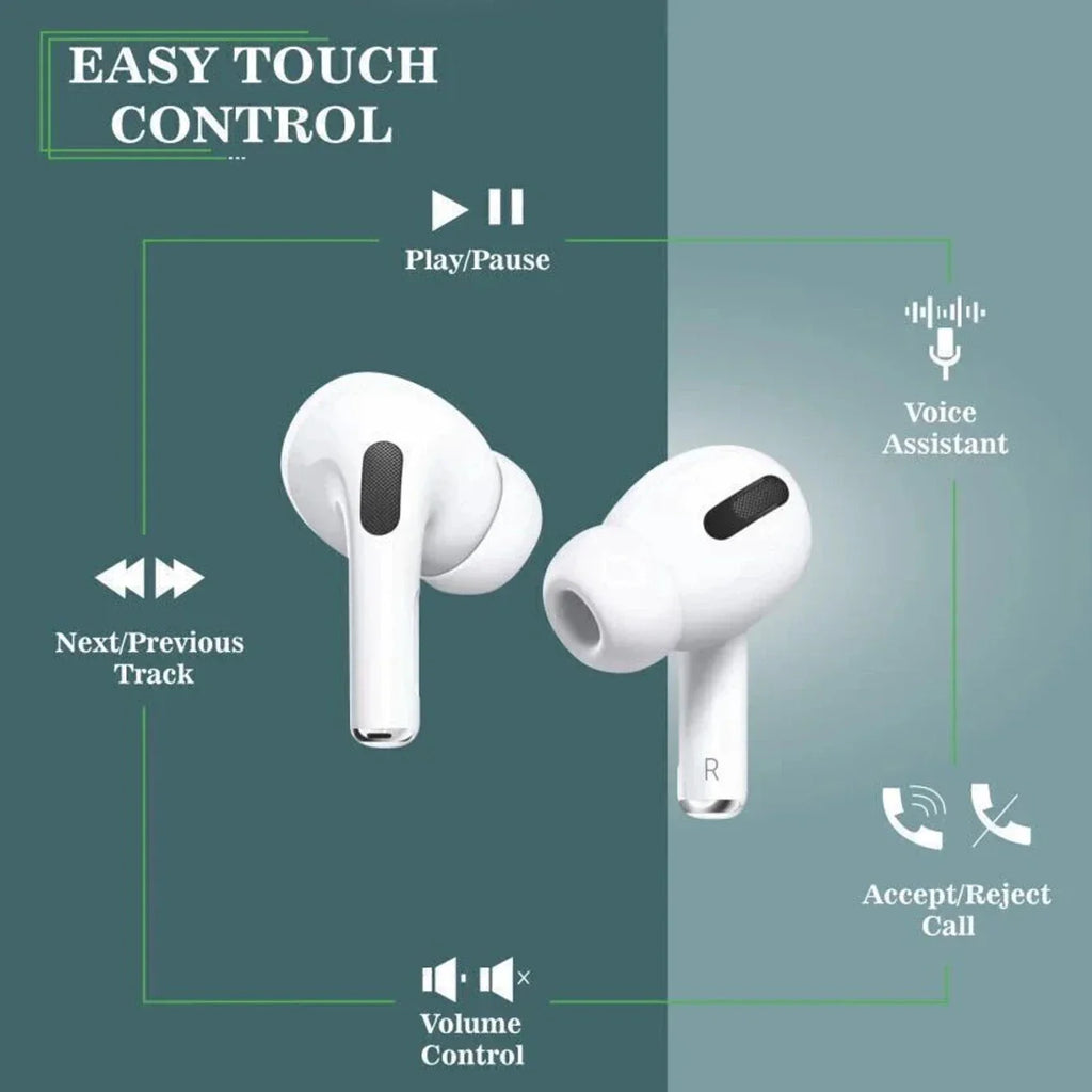 Wireless Earbuds Advance Noise Cancel & Deep Bass Bluetooth Headset