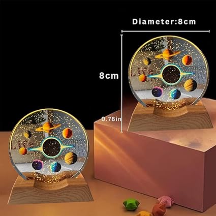 3D Crystal Space Theme Lamp