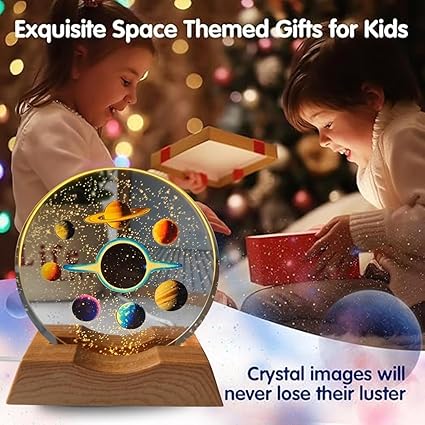 3D Crystal Space Theme Lamp